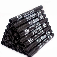 TOMART – marqueurs permanents à pointes Jumbo imperméables, stylos bleus, noirs et rouges, 3mm, 5mm