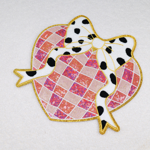 New Popular <b>Sew</b> <b>on</b> Embroidery <b>Patches</b> for Clothing Heat Transfer Big Hearts Chenille Valentines <b>Patches</b> - Product Image 4