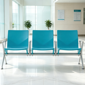 Chaises d'attente commerciales modernes et confortables en acier laminé à froid multi-personnes, réglables, épaissies, pour aéroports, hôpitaux et <span class=keywords><strong>école</strong></span>s - Product Image 1