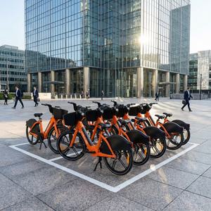 <span class=keywords><strong>Bicicleta</strong></span> Compartida de Aluminio Reforzado con Bloqueo 4G IoT, <span class=keywords><strong>Bicicleta</strong></span> Eléctrica Inteligente para Flotas de Alquiler Urbano - Product Image 4