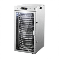 20-laags intelligente automatische fruitdroogmachine voor thuis en commercieel gebruik, met touchscreen en roterende functie voor fruit, groenten, vlees en voedsel.