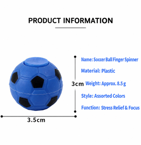 Mini ballon de football coloré Pop Fidget Toy, jouet sensoriel anti-stress à bulles à presser pour les cadeaux de fête et les sacs cadeaux pour enfants - Product Image 5