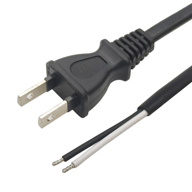 HENG-WELL IEC Cord Japan 2 Pin Power  Cord PSE Certification  Power Supply Cord Stripping 110v for Computer Power Cable