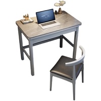 Bureau pliable de luxe léger en bois et pierre, idéal pour la maison, le bureau, les petits appartements, la chambre à coucher, style moderne et simple, pour ordinateur portable/ordinateur