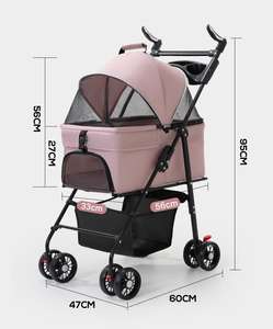 कुत्तों के लिए ढहने वाले छोटे छोटे कुत्ते पालतू जानवर - Product Image 3