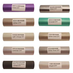 Laser Lavande Fantaisie Spécial PET DTF Film Rouleau Simple Face Transfert de Chaleur Impression Hot Peel Cold Peel Glitter Réfléchissant DTF - Product Image 3