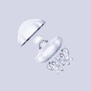 Lámpara de mesa de luz nocturna LED recargable dinámica Diseño de medusas de control remoto para relajación y decoración Fuente de alimentación enchufable - Product Image 2