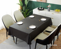 Nappe de ménage en PVC lavable en plastique pvc de protection couverture de table à manger décoration nappe imprimée en pvc