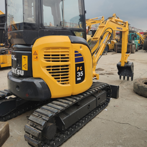 Excavadora Usada de Segunda Mano KOMATSU PC35 Casi Nueva, Excavadora Hidráulica de Orugas Original - Product Image 1