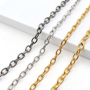 โซ่เหล็กชุบโลหะรูปตัวโอ ทนทาน สำหรับตกแต่งกระเป๋า - Product Image 3