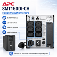 APC Schneider SUA1500ICH online suplai daya Interaktif UPS tanpa sakelar 980W/1500VA NAS server SMT1500I-CH 1000W/1500VA