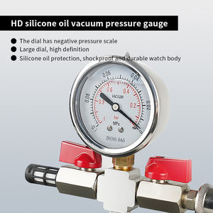 ห้องสุญญากาศสแตนเลสแบบใหม่พร้อมปั๊ม ความจุ 23.5/6 แกลลอน (612/16/20 ลิตร) อุปกรณ์อบแห้งสุญญากาศ - Product Image 6