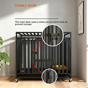 Jaula para Perros Grandes y Medianos con Inodoro, Casa para Mascotas con Valla Extra Gruesa para Perros como Golden Retriever, Samoyed y Labrador - Product Image 4