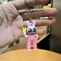 Grosir Gantungan Kunci Karabiner PVC Digital Anti Air Ringan Bermotif Kartun Fashion Cetak UV Boneka Badut Pamny