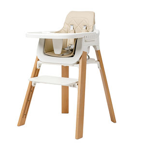 Nueva <span class=keywords><strong>trona</strong></span> de madera desarrollada <span class=keywords><strong>para</strong></span> bebé, silla de alimentación, cojín elevador - Product Image 2