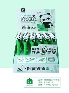Bolígrafos de tinta de Gel de dibujos animados para niños, bolígrafos de escritura de animales Panda de 0,5mm, estilos de <span class=keywords><strong>Amazon</strong></span>, papelería para escuela, oficina, hogar - Product Image 2