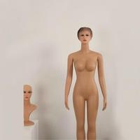 Maniquíes Europeos y Americanos para Mujer, Color Piel Simulado, Cuerpo Completo, Cabeza Reemplazable, Exhibición de Ropa en Escaparates