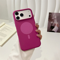 Étui de chargement sans fil magnétique en silicone avec film de protection pour objectif d'appareil photo, coque de téléphone pour iPhone 15 16 17 18 Pro Max, nouvelle coque en silicone