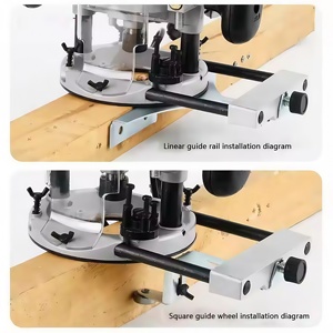 Défonceuse verticale portative pour le travail du bois, machine à graver, petite fraiseuse verticale, outil électrique pour atelier de menuiserie - Product Image 3