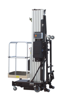 Nacelle élévatrice verticale télescopique autopropulsée à mât unique, modèle Smart Sky Lift, avec chenilles, disponible en 4.7M, 6.2M, 8M, 9.2M, 10.4M, 12M