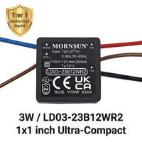 Module de batterie au plomb souple mini haute fiabilité Mornsun LD03-23B12WR2 3W 12V250mA large plage de température pour équipement de détection de sécurité extérieur