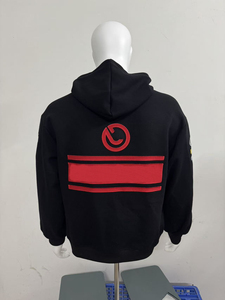 Nuovi Stili Felpa con Cappuccio Ricamata a Collo Alto, Modello Racing, Vestibilità Ampia, per Donna e Uomo, Casual, a Maniche Lunghe - Product Image 2