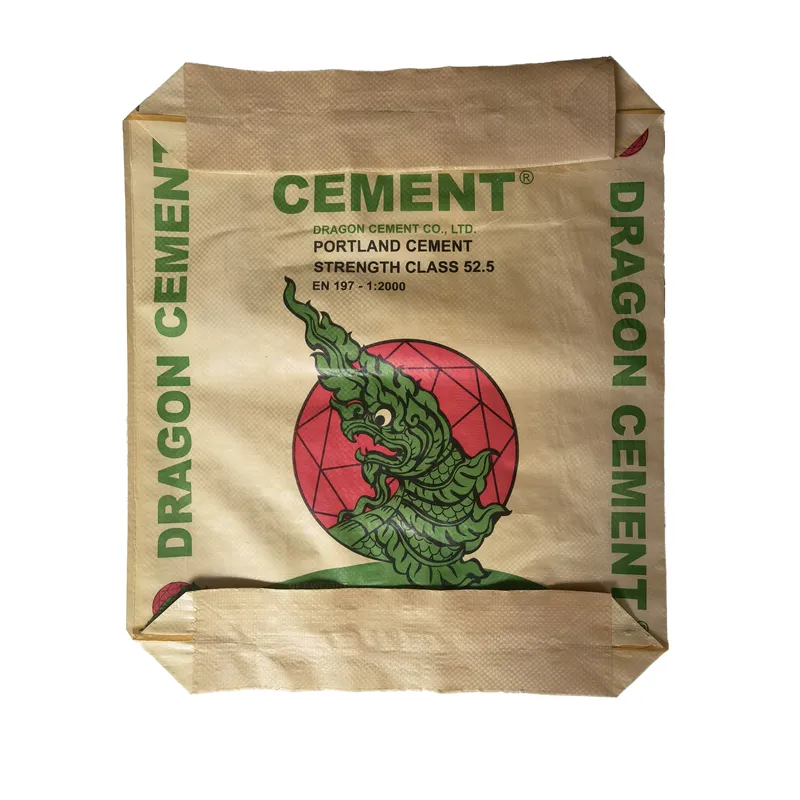 Sacchetto tessuto 80GSM sacchetto di cemento vuoto sacchetto valvola PP 25 KG 40 KG 50 KG sacco di cemento