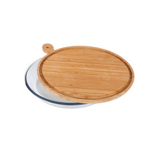 Ustensiles de cuisson <span class=keywords><strong>en</strong></span> <span class=keywords><strong>verre</strong></span> moule <span class=keywords><strong>à</strong></span> <span class=keywords><strong>tarte</strong></span> <span class=keywords><strong>en</strong></span> <span class=keywords><strong>verre</strong></span> <span class=keywords><strong>avec</strong></span> <span class=keywords><strong>couvercle</strong></span> <span class=keywords><strong>en</strong></span> bambou et de haute qualité - Product Image 1