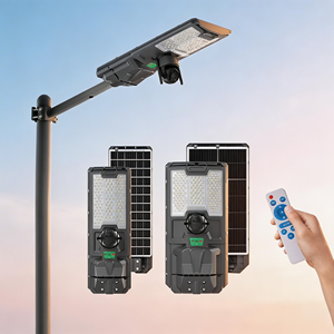 <span class=keywords><strong>Lampione</strong></span> Solare LED ad Alta Potenza per Esterni, Impermeabile IP65, in ABS, 300W 500W, con Telecamera - Product Image 1