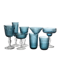 Supplier Samyo China, Gelas Martini Kaca Tebal Warna Hijau dengan Logo Kustom Vintage untuk Hotel dan Bar