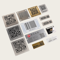 Étiquettes QR personnalisées et étiquettes de valve – Étiquettes en métal en aluminium anodisé et acier inoxydable étanches, autocollants artisanaux, formes personnalisées