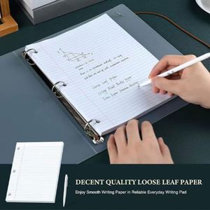 American-Style 3-Hole <b>Lined</b> Refill Pages Office Loose-Leaf <b>Notebook</b> 3-Hole Refill Paper Study Essential for Office Supplies - Product Image 3