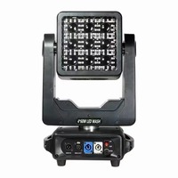 Projecteur à tête mobile Lotus 4x60W RGBW LED DMX512 avec zoom, double face, stroboscope infini, faisceau et wash, IP20, pour scène, DJ, bar et éclairage de fête
