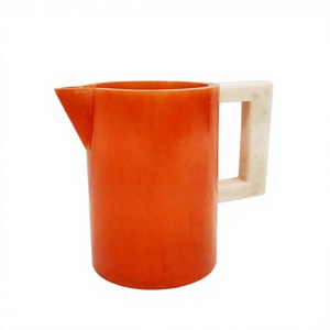 Noverelle Artisan Resin Pitcher Exclusive Handmade Epoxy <b>Water</b> <b>Jug</b> with Modern Decorative Form for Dining & Entertaining - Product Image 1