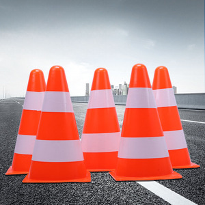 Cono de Tráfico Reflectante de <span class=keywords><strong>Cabeza</strong></span> Redonda de 23 cm, Equipo de Entrenamiento de Agilidad para Ejercicios Deportivos de Fútbol - Product Image 1
