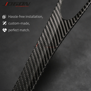 5 pz per <span class=keywords><strong>Alfa</strong></span> <span class=keywords><strong>Romeo</strong></span> Stelvio 2017- 2020 in vera fibra di carbonio pannello interno portiera anteriore del pannello della Console del cruscotto - Product Image 4