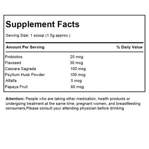 OEM/ODM Natural Piña Sabor Digestivo Delgado Prebiótico Inmune Support Gut Health Suplemento Bebida en polvo para adultos - Product Image 2