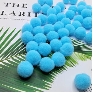 Accessoires acryliques pour <span class=keywords><strong>bricolage</strong></span> Pompons doux moelleux Pompons en peluche Pompons <span class=keywords><strong>Bricolage</strong></span> fait à la main en cachemire Fourrure Pom Ball Décoration - Product Image 6