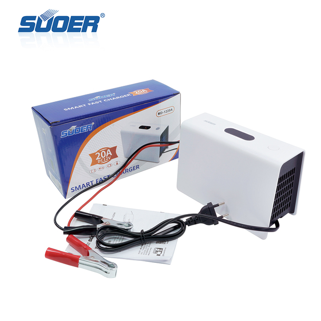Auto Smart Fast Battery Charger Portable 20A Output Current DC Socket 12V Lead-Acid Gel Car Battery Price 60Hz Frequency Cars