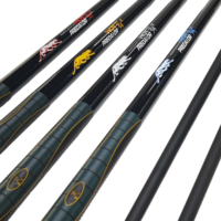 Tongkat Biliar Kayu Karbon Pengganti SDAIS dengan Kotak Batang 1/2 untuk Pemain Snooker dan Biliar