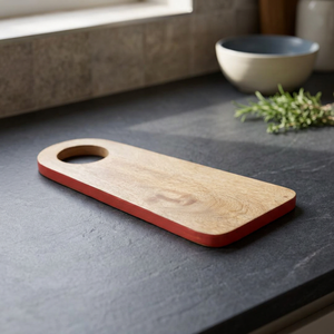 Planches à découper en bois de manguier pour fruits, légumes, pizza, pain – Ustensiles de cuisine suspendus pour planches à découper et planches à fruits - Product Image 4