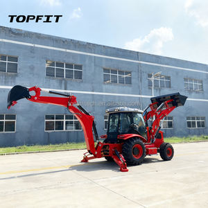 Retroexcavadora TLS3CX de TOPFIT en Oferta, Cargadora de Ruedas 4x4 Diésel de 85KW de Alta Eficiencia para Uso Agrícola y de Construcción - Product Image 4