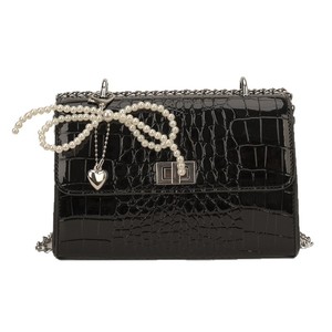 Sac à main vintage 2026 en similicuir croco pour femme, sac à bandoulière chaîne, sac à main tendance et stylé - Product Image 5