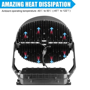 IP65 LED Sports <b>Light</b> LED STADIUM <b>LIGHT</b> 500W 5700K 60° High Mast Outdoor Commercial Flood Lighting for Sports Venues 120~480V - Product Image 4