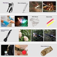 Kit de survie d'urgence de qualité industrielle, sac à dos tactique multifonctionnel en Oxford, capacité de 20 L, entièrement étanche