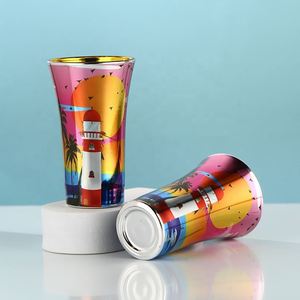 Vasos de Tequila Promocionales con Logotipo Personalizado, Vasos de Chupito Pequeños de 2oz con Recubrimiento Electrolítico - Product Image 2