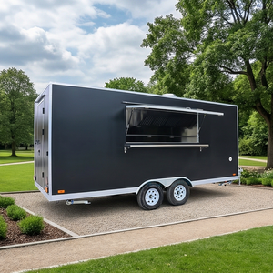 <span class=keywords><strong>Remorque</strong></span> de cuisine mobile sur mesure avec station de crème glacée, construction en acier inoxydable pour camions de restauration rapide et restaurants - Product Image 1