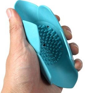 Porte-savon en silicone de qualité alimentaire en forme de lotus, antidérapant, sans accumulation d'eau, pour salle de bain, cuisine, hôtel, universel - Product Image 3