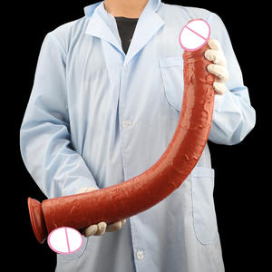 유럽계 미국인용 초대형 초장형 부드러운 합성 방수 대형 페니스 여성 자위용품 남성용 딥 - Product Image 1