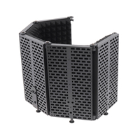 Microphone de studio professionnel BM800, mousse d'enregistrement, filtre anti-pop, pare-brise pliable, accessoires de protection contre le vent